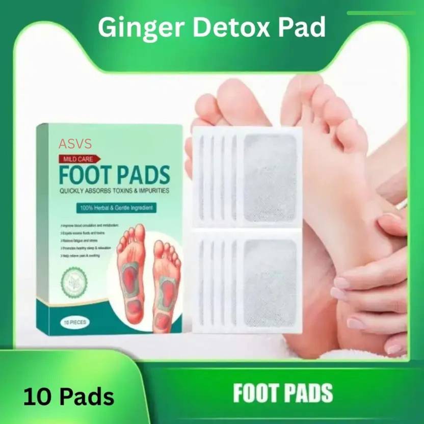 ASVS Ginger Foot Patch | Comfort Pads For Pain And Fatigue Relief Plaster & Patch Plaster & Patch