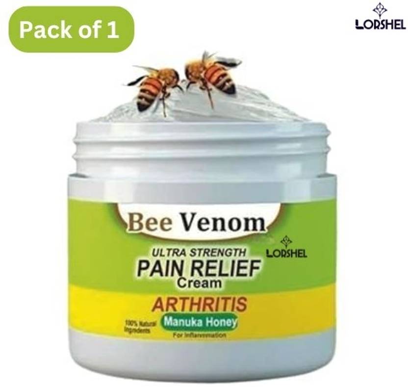 LORSHEL Bee Venom Pain Relief Safe and Natural Solutions Cream Buy