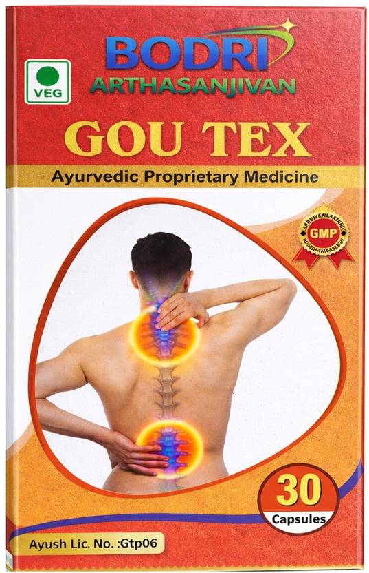BODRI ARTHASANJIVAN GOU TEX CAPSULE FOR JOINT PAIN,ARTHRITIS,MUSCLE PAIN