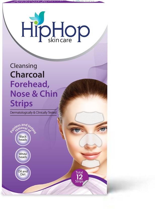 Hip Hop Charcoal Forehead, Chin, Nose Strips Blackhead Remover Price