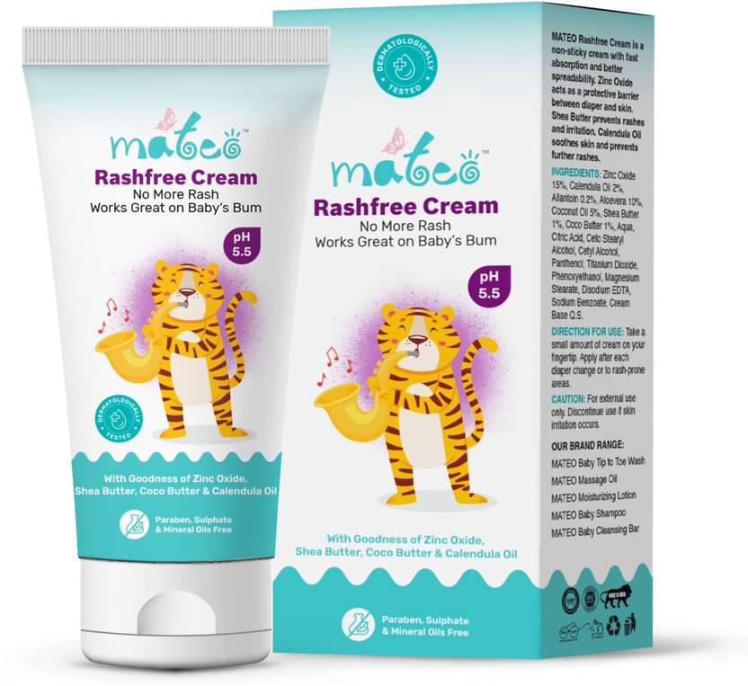 MATEO Baby Rashfree cream Rash Relief Cream Healing & Nourishing