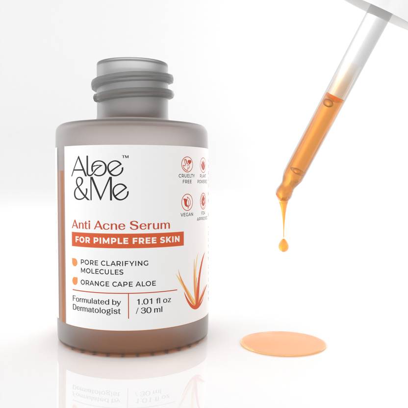 aloe&me 2 Salicylic Acid Face Serum for Acne, Blackheads and Open