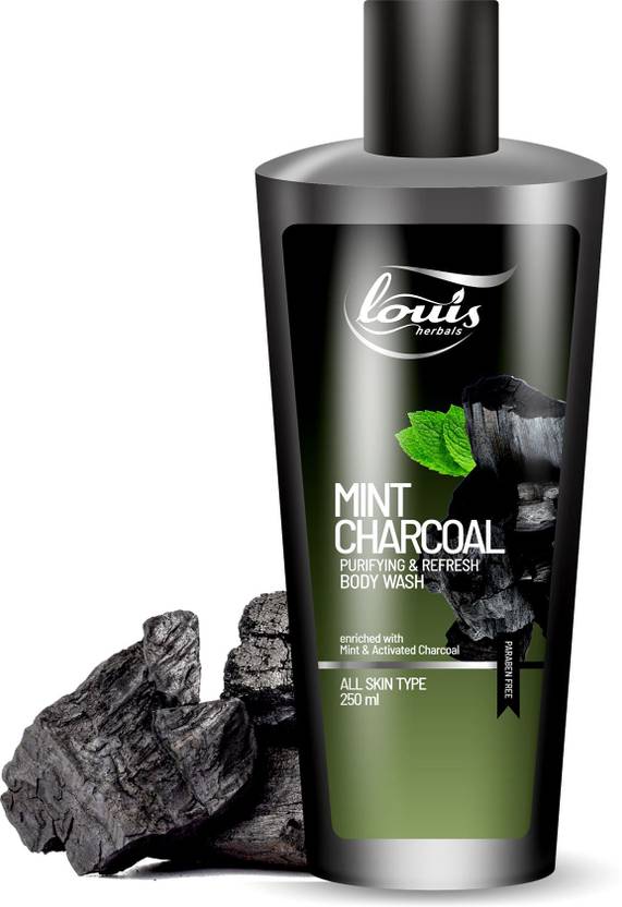 Louis herbals Mint Charcoal Purifying & Refresh Body Wash