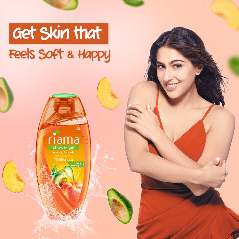FIAMA Peach & Avocado Body Wash 250 ml - Image 7