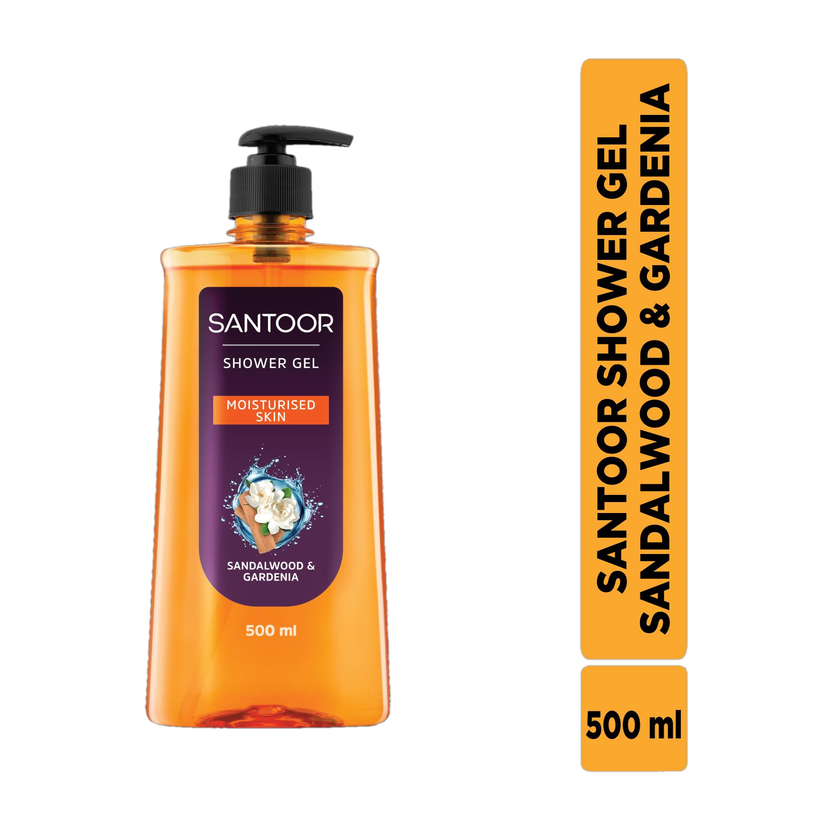 Santoor Sandalwood and Gardenia Body Wash