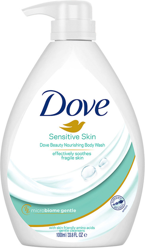 DOVE Nourishing Body Wash for Sensitive Skin, 24Hrs Moisture Lock