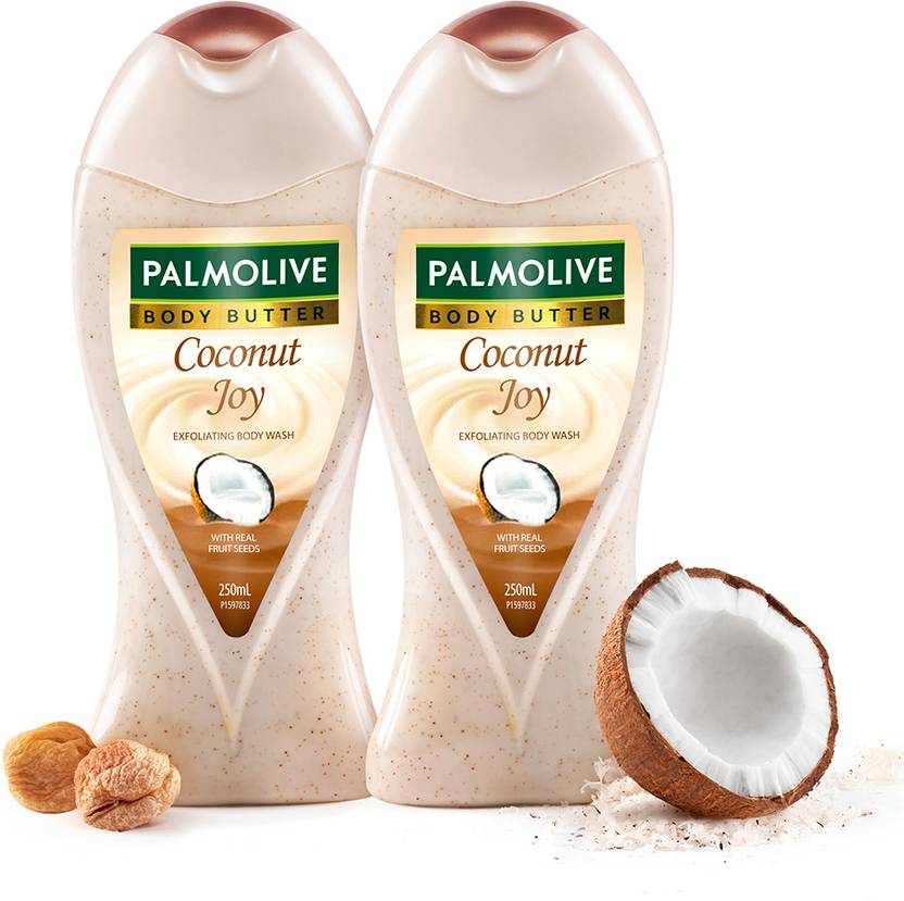 PALMOLIVE Coconut & Jojoba Butter Coconut Joy, Exfoliating Body Wash Combo Buy PALMOLIVE