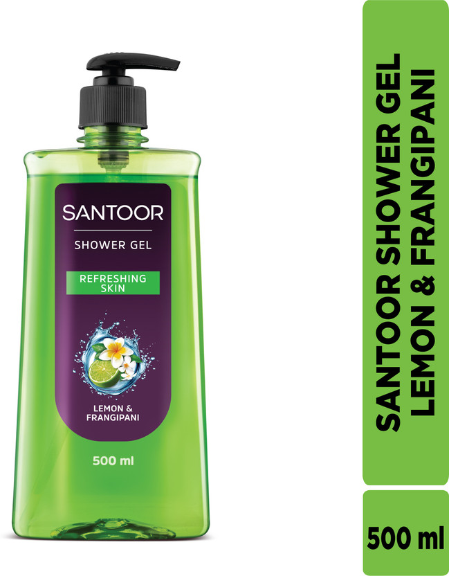 Santoor Shower Gel Lemon and Frangipani� Body Wash
