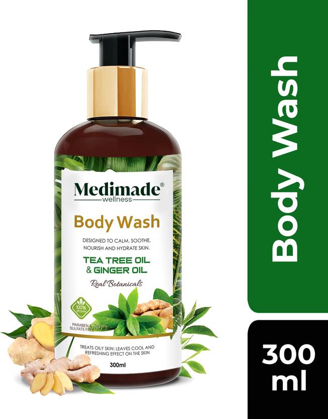 Medimade Tea Tree Oil And Ginger Oil Body Wash