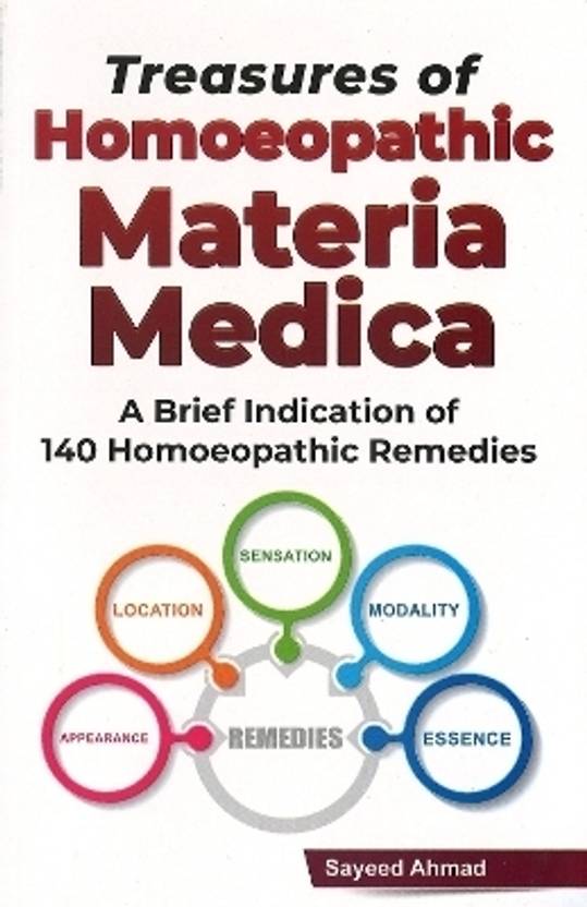 Treasures of Homoeopathic Materia Medica