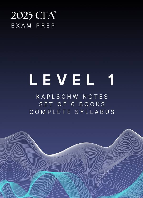 Cfa level 1 books 2025 complete study package 6 books question