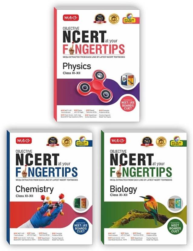 MTG Objective NCERT at your FINGERTIPS For NEET Physics, Chemistry