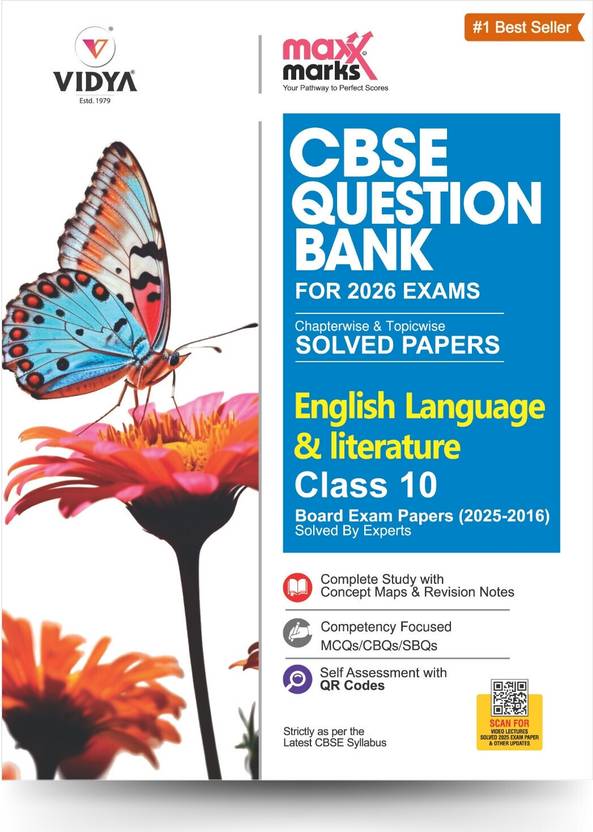 Maxx Marks CBSE Question Bank Class 10 English Language and Literature ...