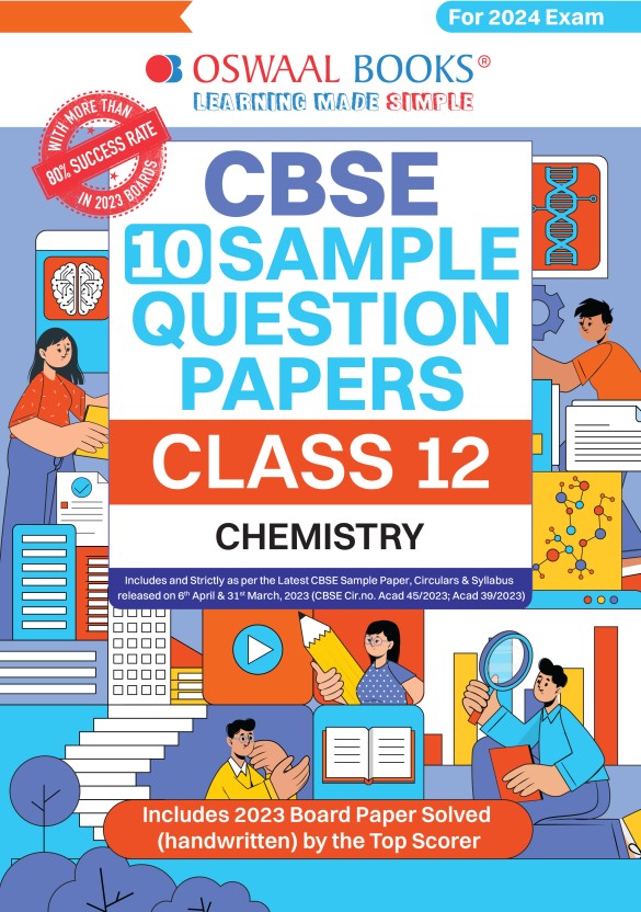 Oswaal CBSE Sample Question Papers Class 12 Chemistry Book (For Board ...