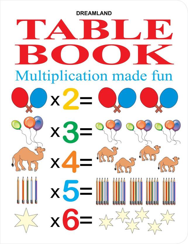 Table Book - For Kids Ages 3-5 | Learn Multiplication Tables 1 to 20 | Fun & Educational Math Activity Book with Step-by-Step Exercises, Colourful Illustrations & Early Math Concepts