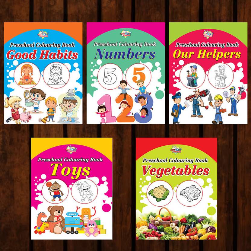 Preschool Colouring Books for Kids (Set of 5 Books) Copy Colouring