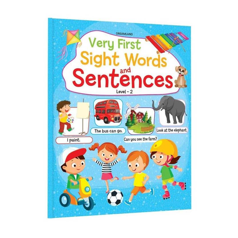Very First Sight Words Sentences Level - 2 - Book for Kids Age 4 -8 years | Early Learning Book for Children, Activity Book