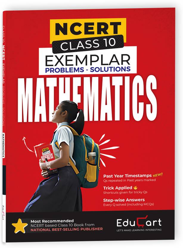 Educart mathematics class 10 ncert exemplar problems solutions 2024 25