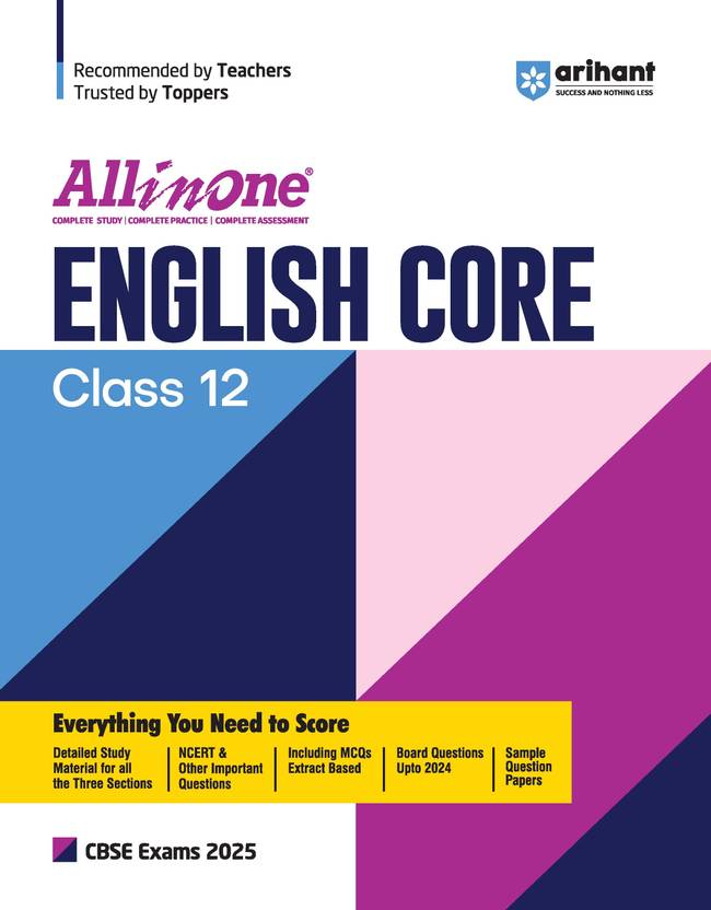 (Old Edition) Arihant All In One English Core class 12th Based On