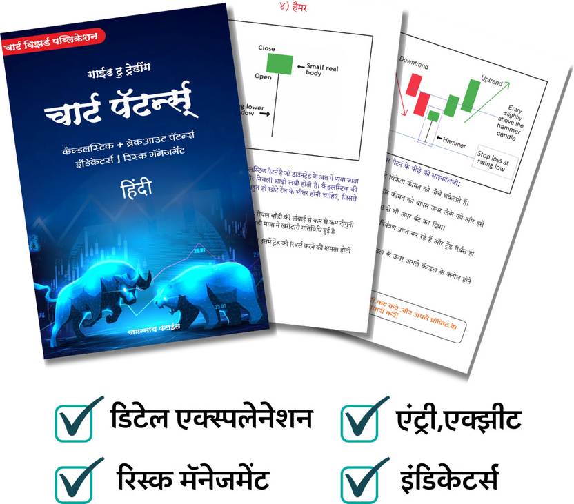 Guide to trading chart patterns - Trading chart pattern book in Hindi 