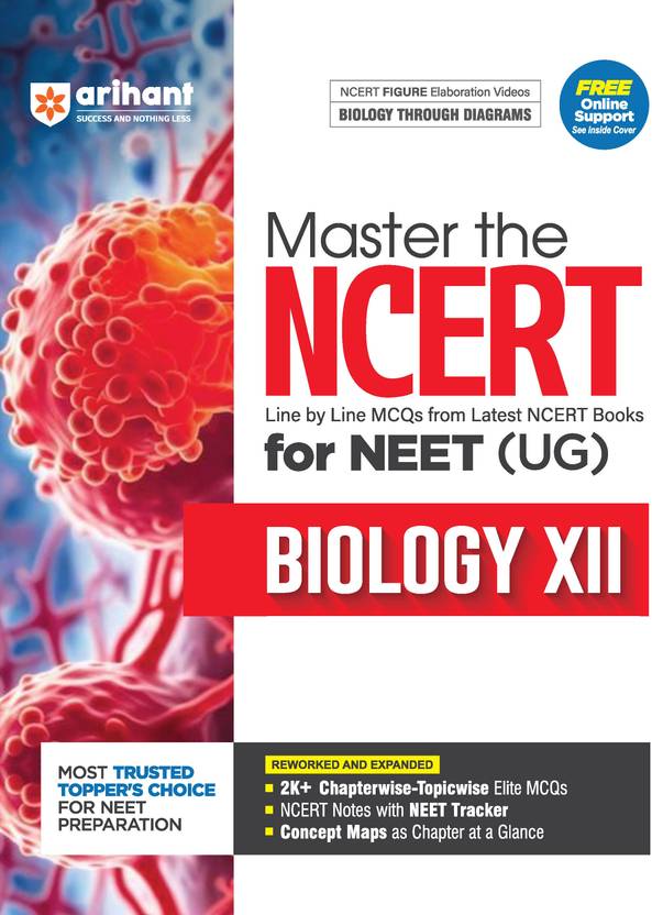 Arihant Master the NCERT Biology Class 12 for NEET (UG) 2026 Line by ...