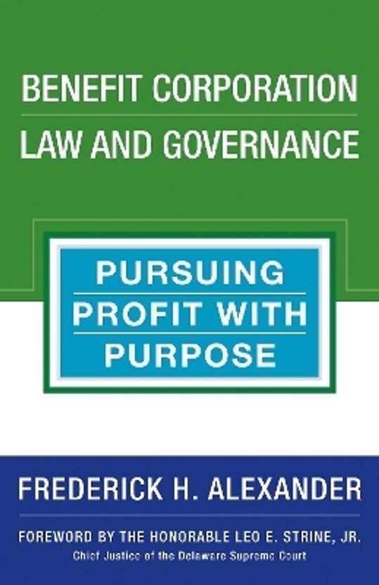 Benefit Corporation Law and Governance