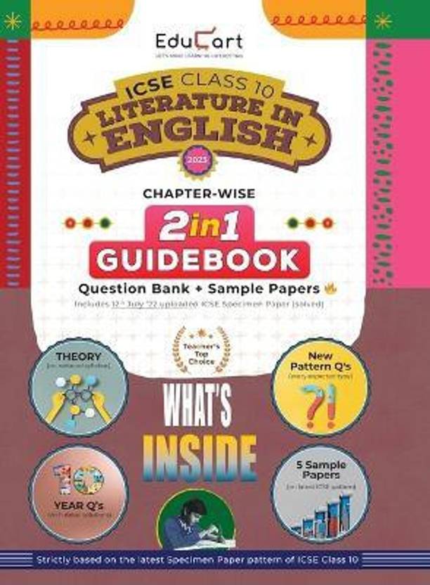 Educart icse class 10 english literature guidebook 2022 23 question
