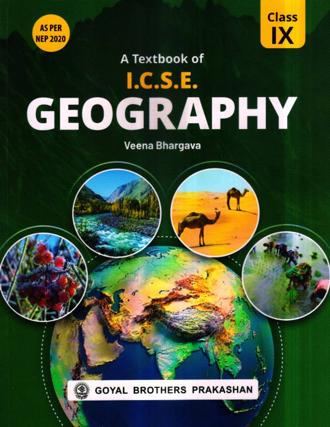 A textbook of icse geography for class 9 2024 25 edition buy a