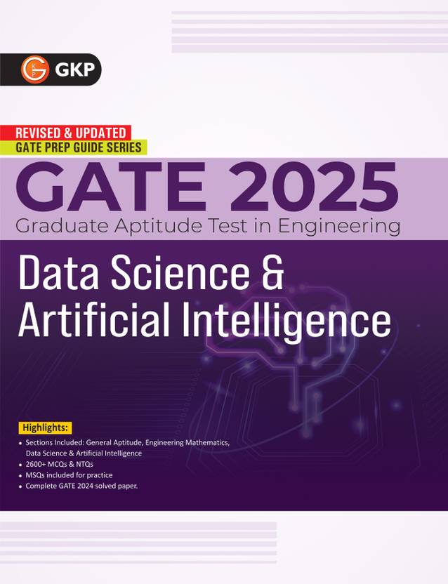 Gate 2025 Data Science, Machine Learning & Artificial Intelligence Buy Gate 2025 Data Science