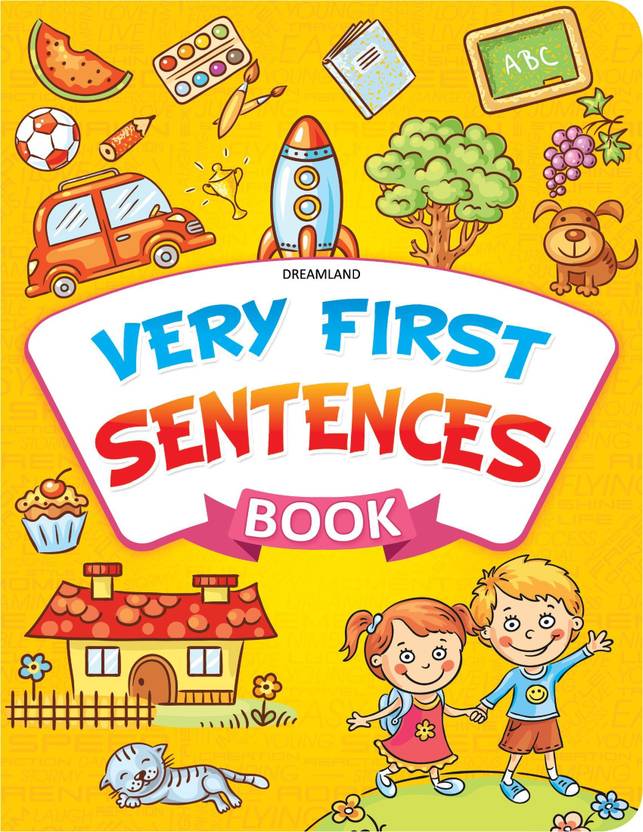 Very First Sentences Book - Age 4 -5 years- With Vocabulary Development activities for Preschoolers