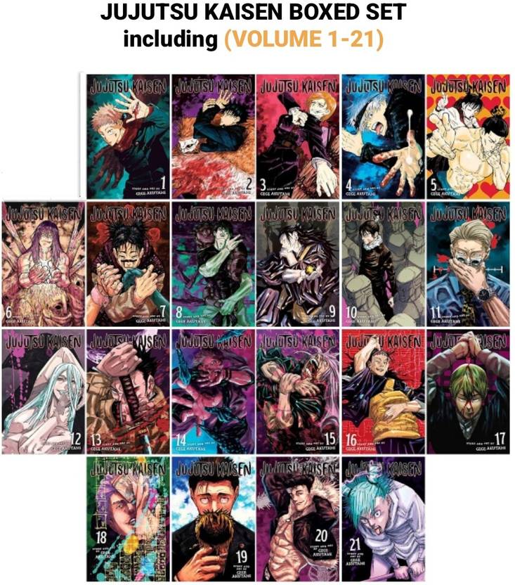 Jujutsu Kaisen Manga Box Set (Volume 1-21): Buy Jujutsu Kaisen Manga - What Volume Of Jujutsu Kaisen Is The Anime On