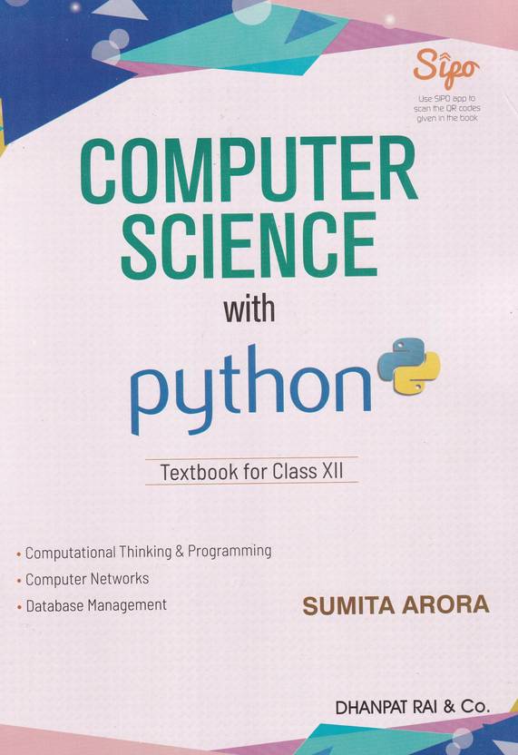 Computer Science with Python for Class 12 with 2 Disc: Buy Computer ...