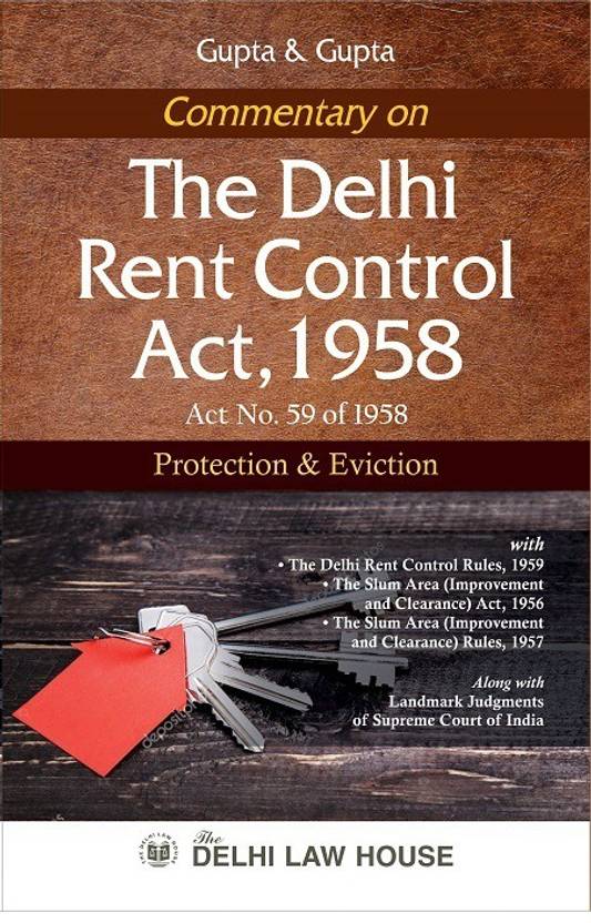 The Delhi Rent Control Act, 1958 With Rules, 1959, Edn.2022 Buy The