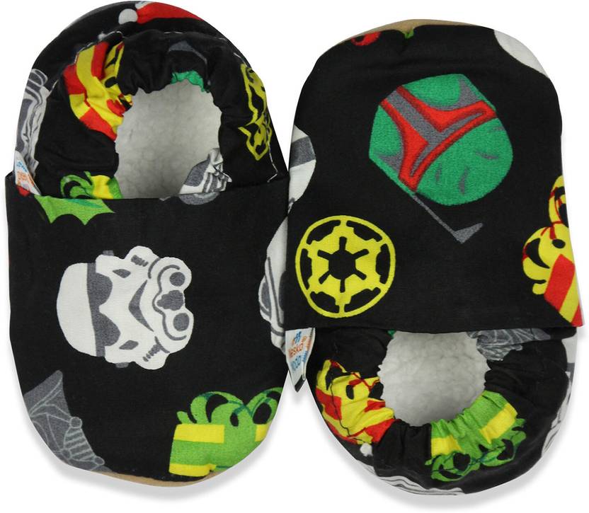 Neska Moda 6 To 12 Months Baby Boys & Girls Cotton Anti Slip Indoor Slippers Booties