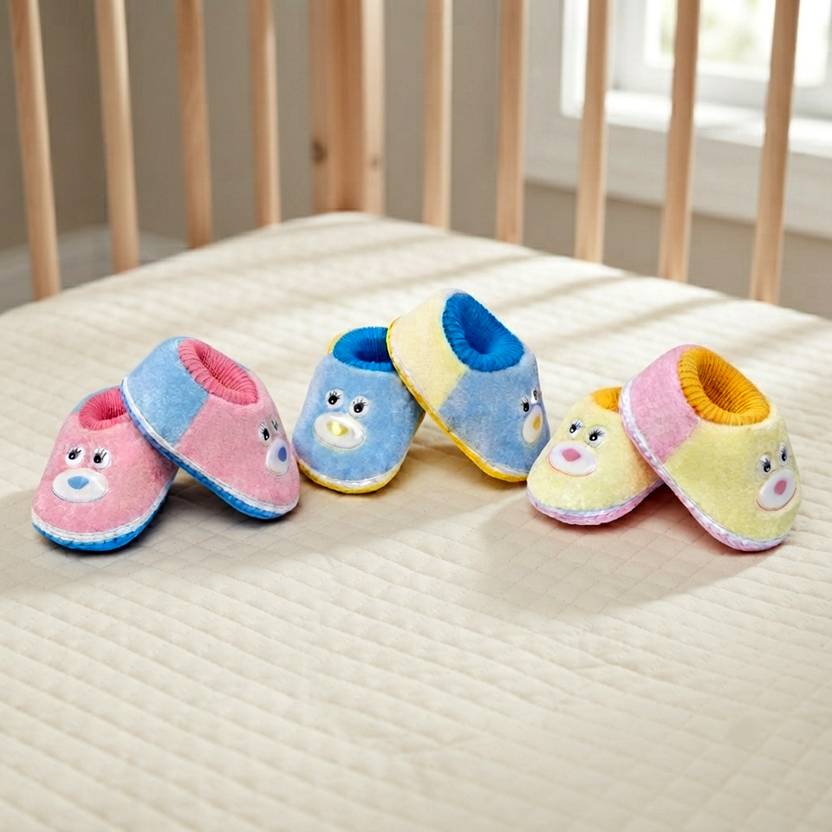 Toe to Heel Length - 12 cm, Multicolor JOAO Newborn Baby Shoes 0 Size for Boys & Girls Slip-On Booties