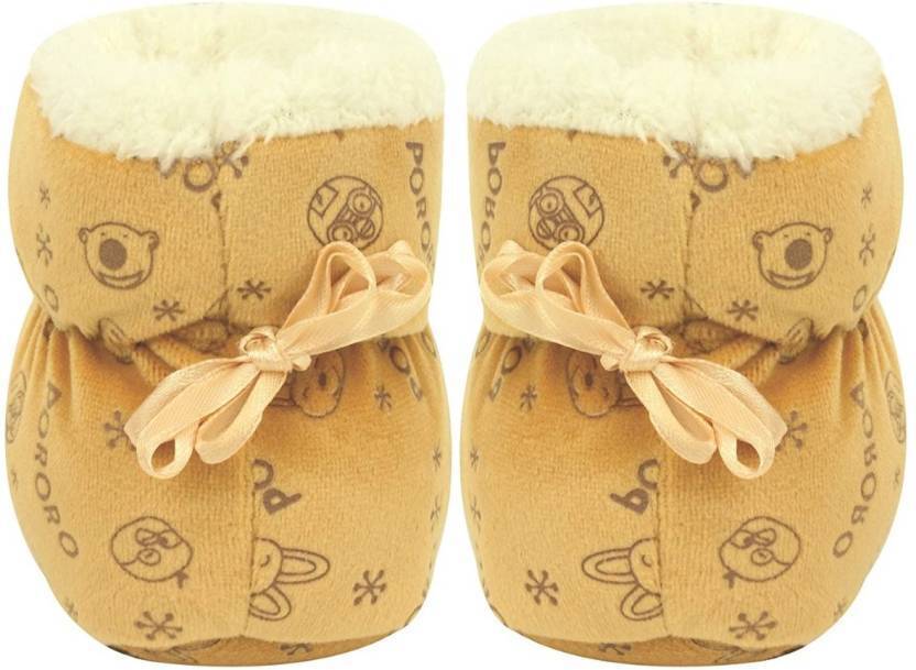Antoj New Born Baby Booties Fancy Socks Cum Shoes Design for Winter Unisex Booties Booties