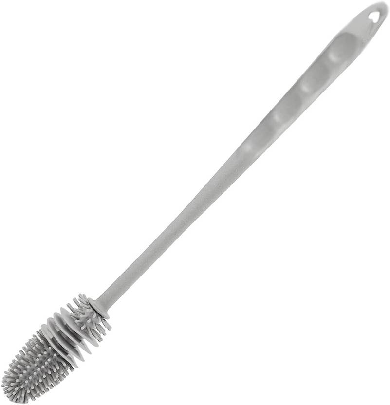 buybuddy Silicone Bottle Cleaning Brush Long Handle, Containers and Glass Cleaning Brush