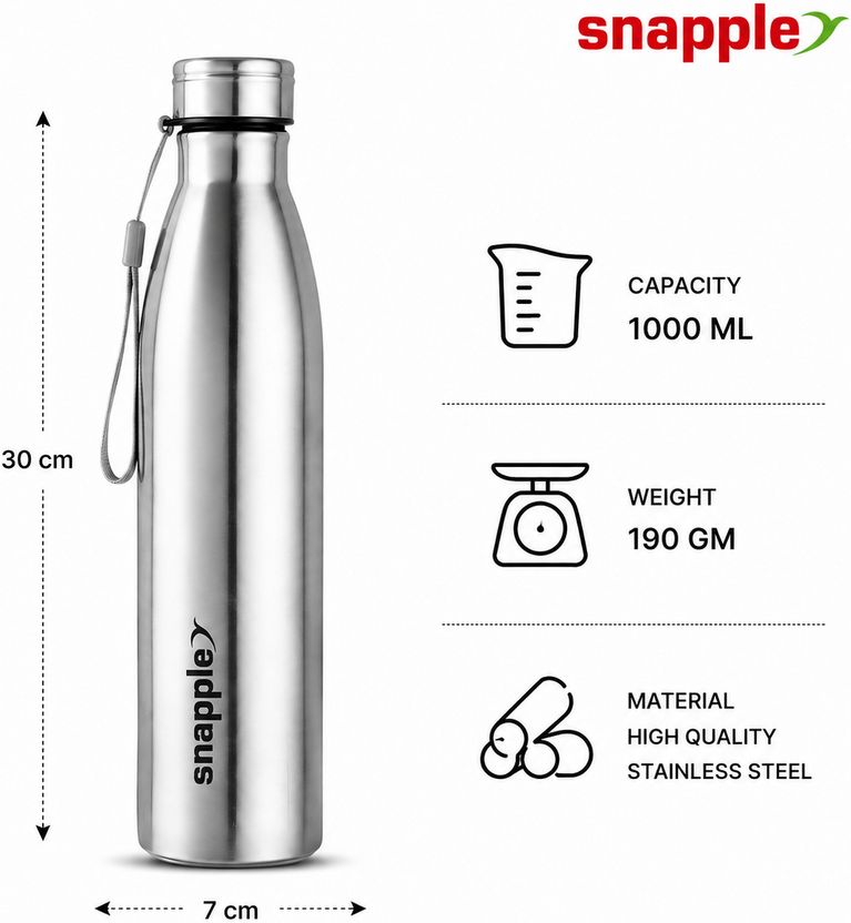 Snapple TAG 1000 ml Stainless Steel Bottle - Image 6