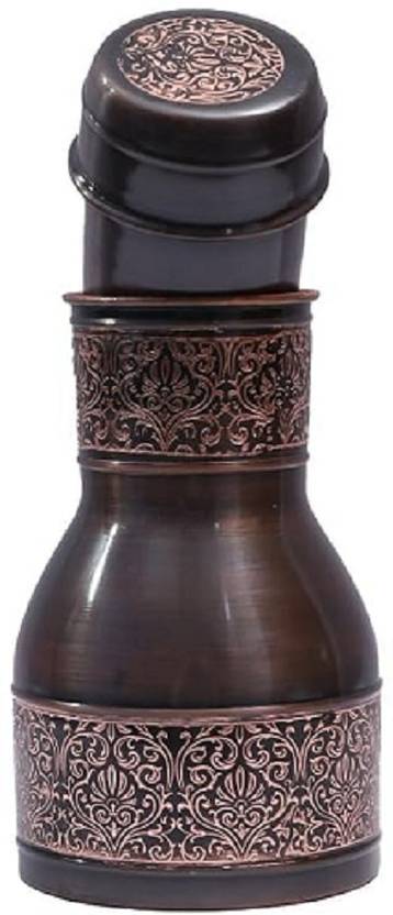 Radika Creation Copper brown bottle 1 L designer 1000 ml Bottle - Buy ...