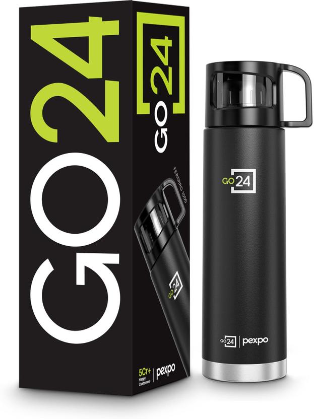 Go24 Hot and Cold Water Bottle ISI Certified