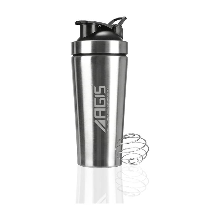 AGIS Steel Shaker Shaker Bottle for Protein Shakes | Leakproof | Bpa-Free 700 ml Steel Shaker