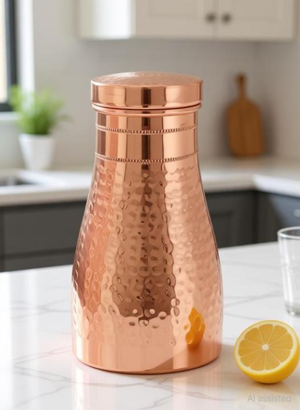 R S Royal Pure Copper Water Bedroom Bottle | Bedside