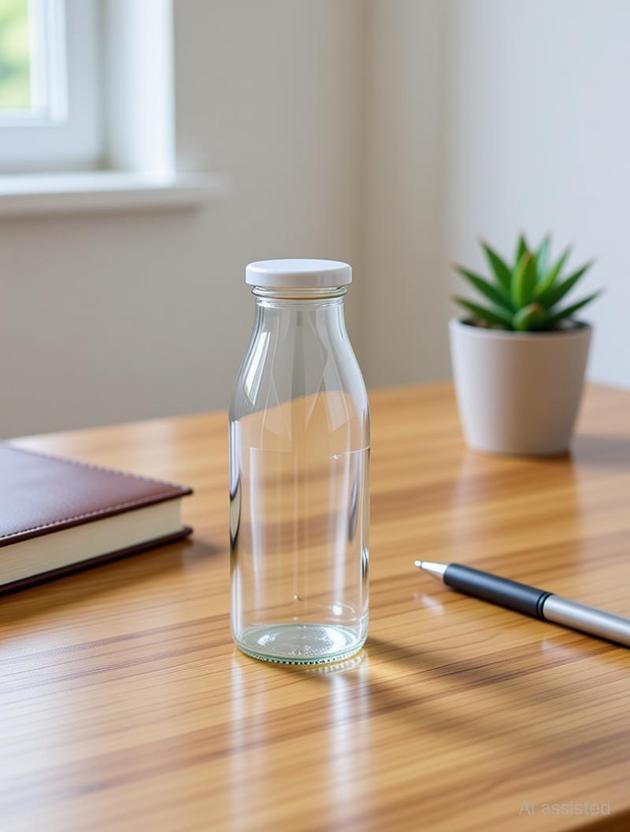SYNDLEYZ Glass Water Bottle For Milk | Juice | Shakes
