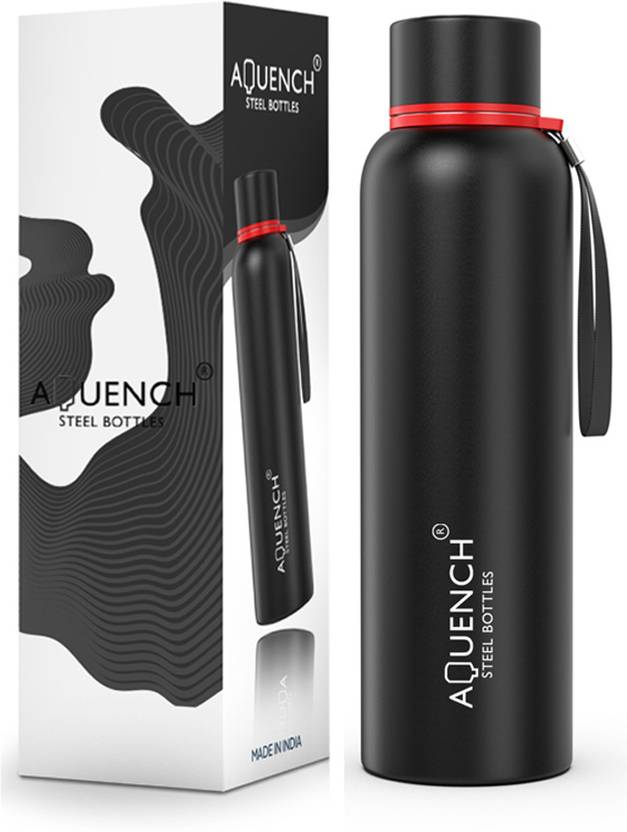 AQUENCH ICON VACUUM INSULATED BLACK 900 ml Stainless Steel Flask