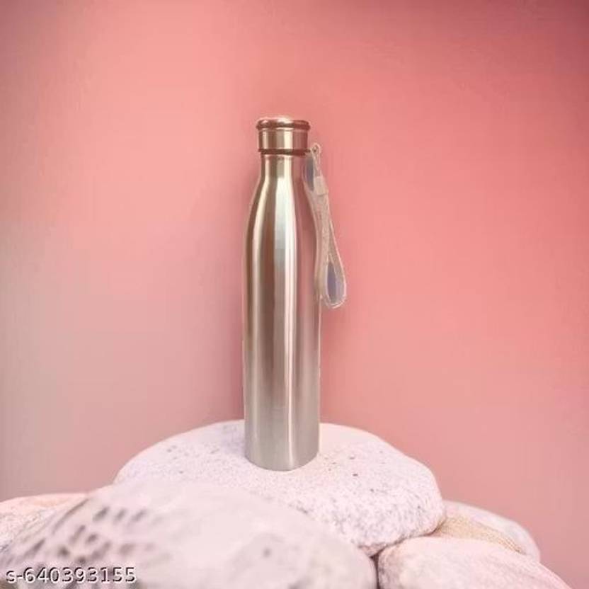 bluline Frivolous Stainless Steel Slim Water Bottle With Loop 1000 ml Stainless Steel Bottle