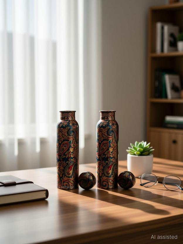 Bottlewala Regular 1000 ml Copper Bottle