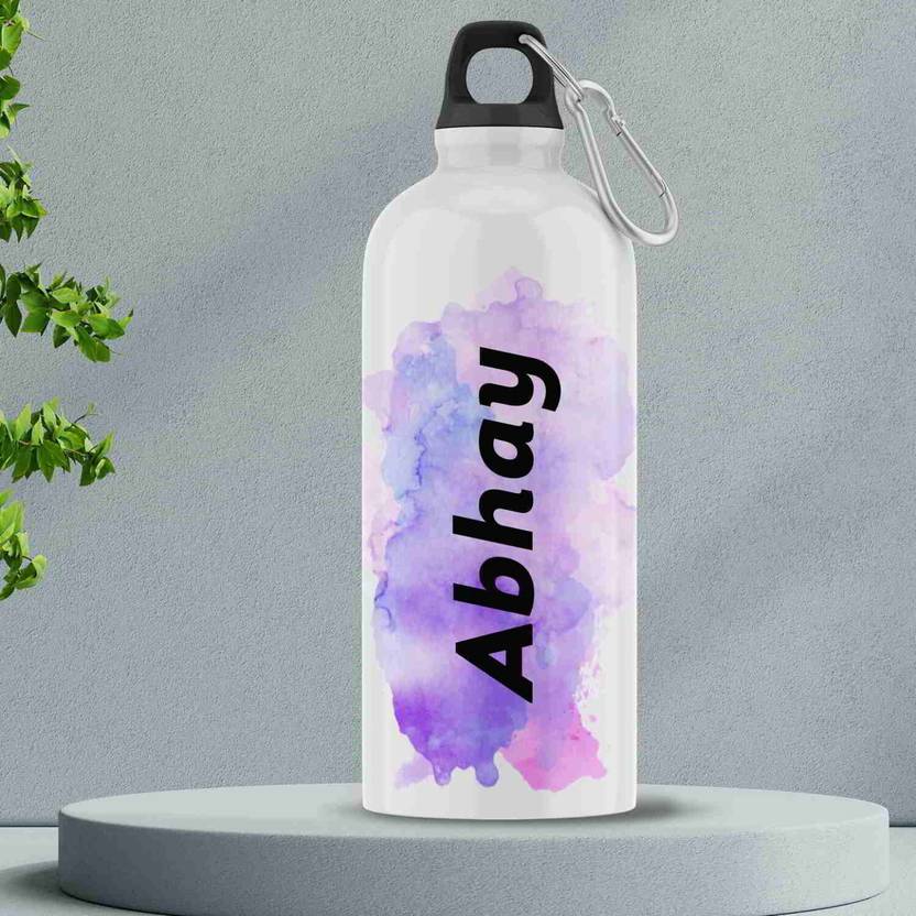 Ashvah water bottle-Best Happy Birthday Gift for Kids, Name - Abhay 750 ml Aluminium Bottle