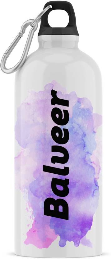 Ashvah water bottle-Best Happy Birthday Gift for Kids, Name - Balveer 600 ml Aluminium Bottle