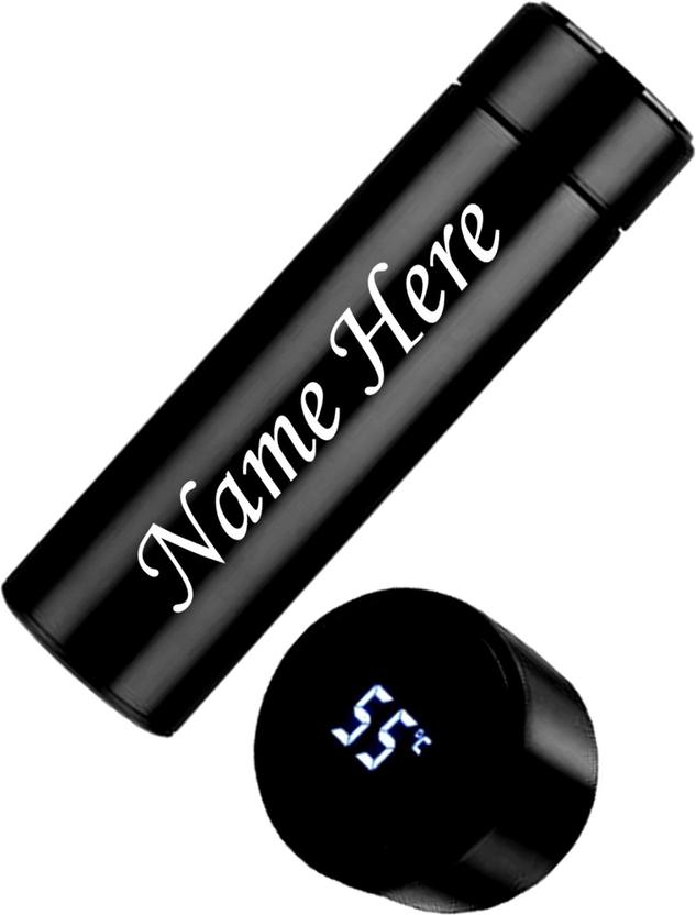 UJJi Name Printed Temperature Display Bottle 500 ml