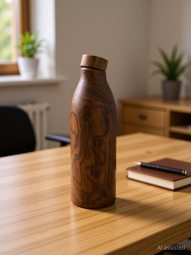 YTRD Rose Wood Copper Bottle Matt Finish 950 ml Copper